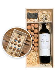 Weinkiste als Tischkicker